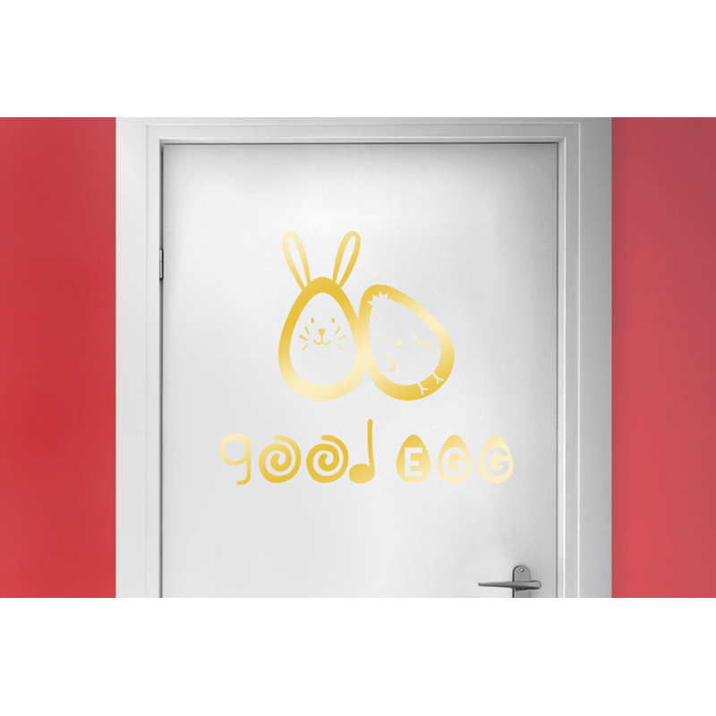 Animals Wall Decal, Shiny Gold