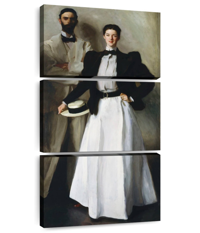 M. et Mme. L. Phelps Stokes, 1897, 52" H x 24" W