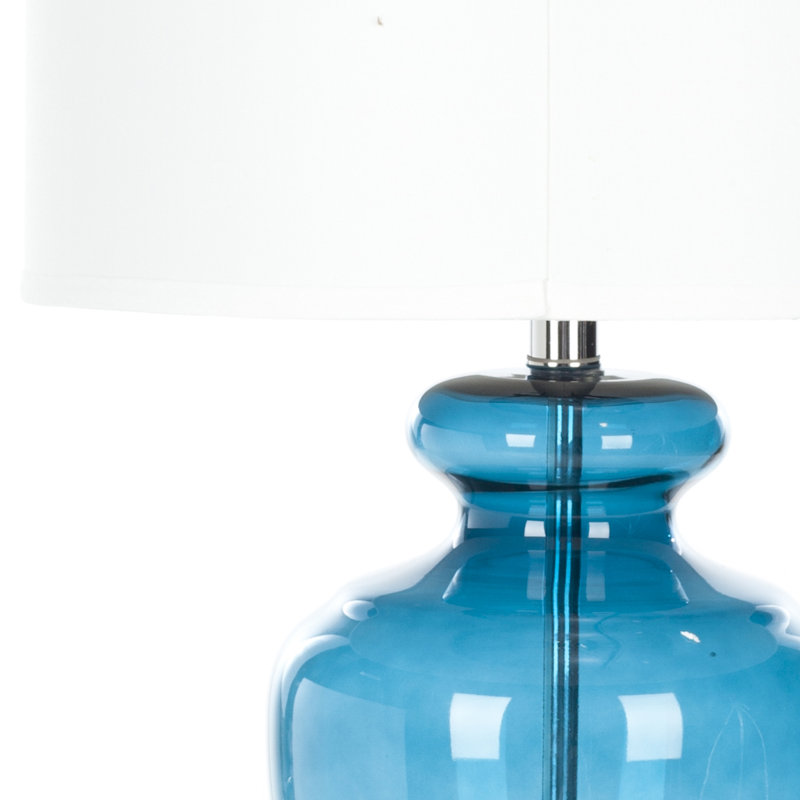 Tiverton Glass Table Lamp, Turquoise