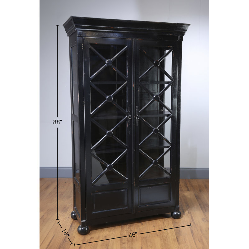 Armoire 2 portes Anya, Noir