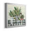 Christmas Gingham I - ensemble de 2 reproductions d'art sur toile tendue-2001614668-2001614669-2001614662