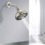 Pomme de douche réglable 4 po à haute pression et anti-colmatage 4 po - Nickel brossé