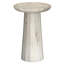 Table de bout ronde 19 po en bois massif blanc-2095014843