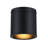 Barstis 6 in. Matte Black Modern Flush Mount with Metal Shade for Hallways