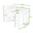 Queen Wood Loft Bed With Wardrobe, Desk And Cabinet-1675940644