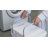 Plastic Rolling Laundry Hamper with Handles-856099414