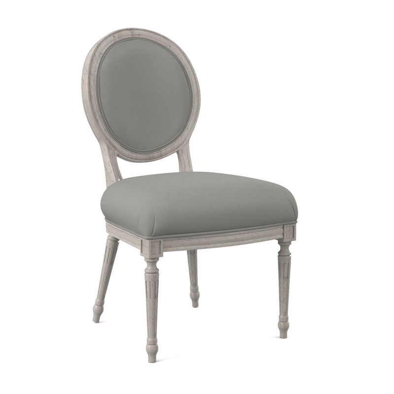 Chaise d'appoint Dauphin, Bisque, Ivoire pétillant