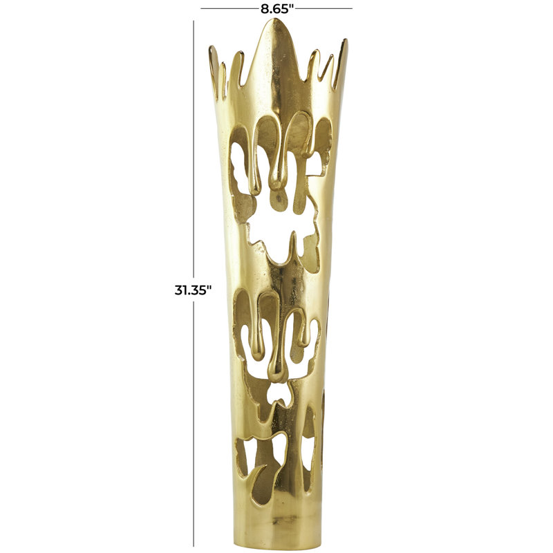 Vase de plancher Moderna, Or