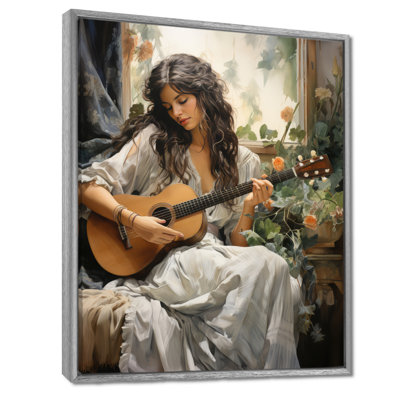 Boho Latina Woman Harmony I - Portrait, reproduction sur toile