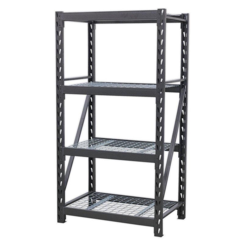 Sharie Metal Shelving Unit, 183cm H x 98cm W x 60cm D
