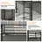 Durable Square Tube Iron Bunk Bed Featuring Safety Rails, Modern Minimalist Look-252555352-252555354