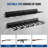 GunSafe Wall Mounted Rifle Rack - Securely Store Up to 6 Guns