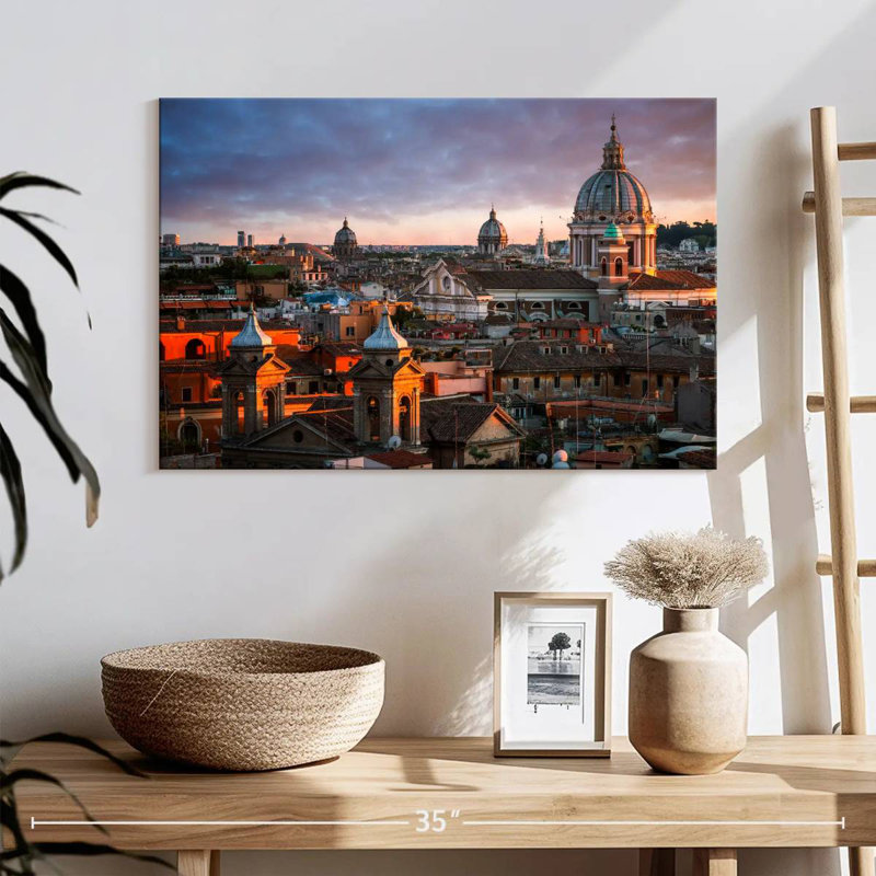 Sirci Rome, crépuscule, H 16 po x l 24 po