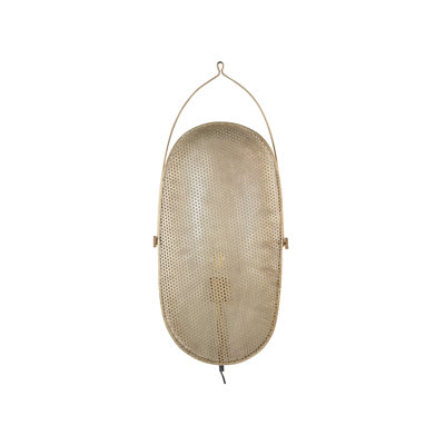Aniah Iron Plug-in Flush Mounted Sconce