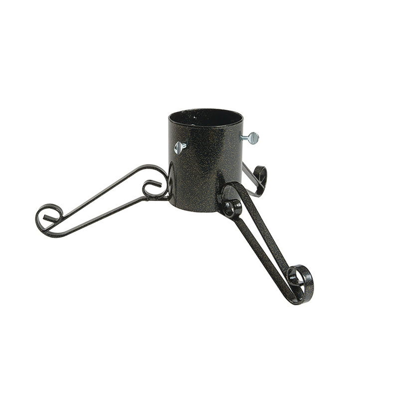 Steel Live Tree Stand For Max. Tree Height 3.1 - 3.6m, 23cm H x 50cm W x 50cm D, Black