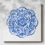 Porcelaine médaillon IV sur toile-2041370324