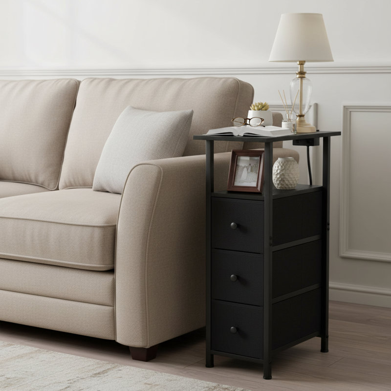 End Table, Black