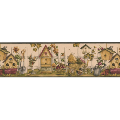 Bordure de papier peint abstraite Gillison