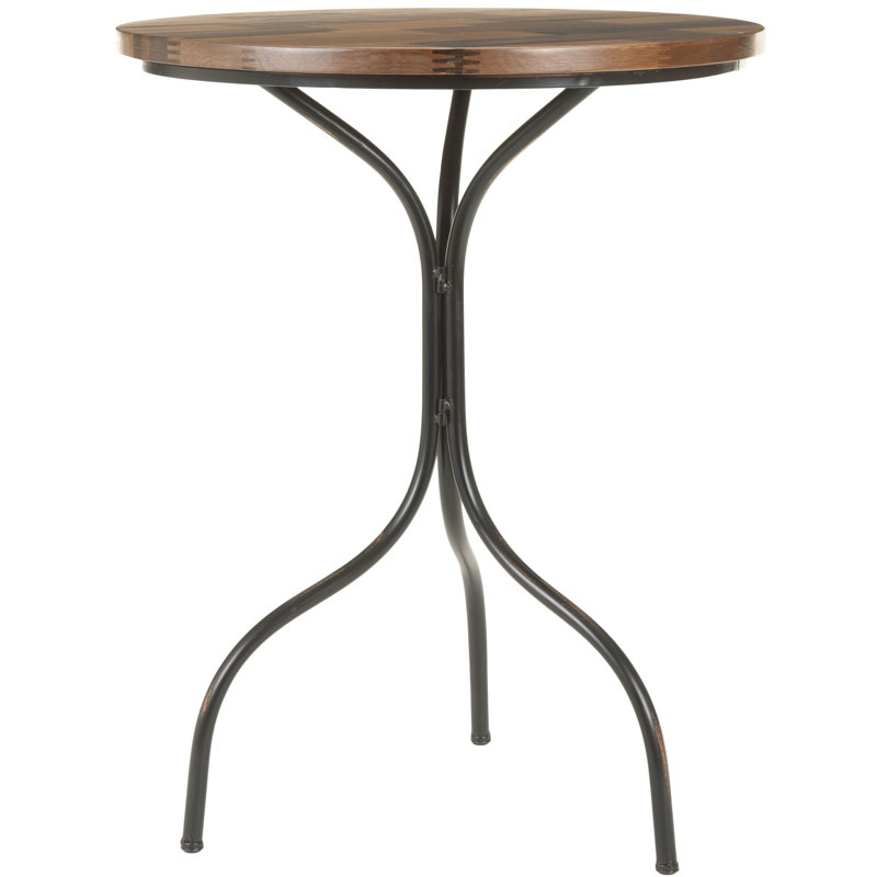 Solid Wood Top End Table