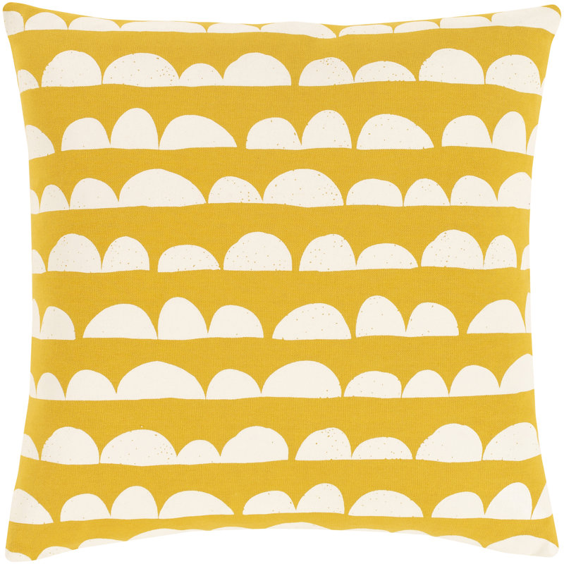 Lachen Geometric Cotton Throw Pillow, Polyester/Polyfill