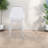 dining chair,set of 4,metal leg,plastic seat