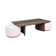 Lyra Rectangular Coffee Table with Two Ottomans