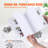 VEVOR Button Maker Machine Pin Badge Maker 1.25" 500 Button Parts and Circle Cutter