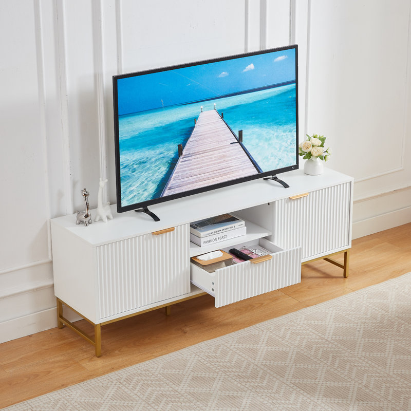 TV Stand Fireplace for TVs up to 75" with Fireplace Included