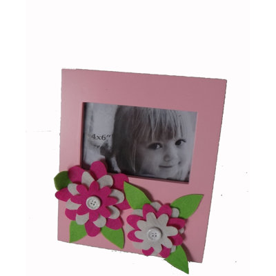 Annabeth Pink Matte Picture Frame with Mat