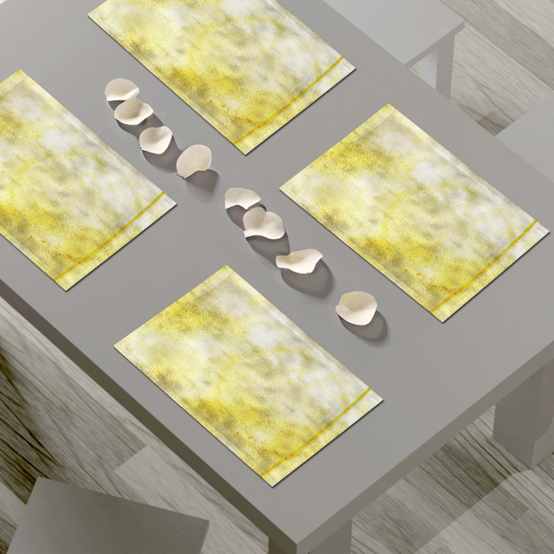 Polyester Abstract Rectangle Placemat