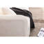 Canapé blanc en molleton Boucle de style minimaliste, sièges confortables et spacieux pour la détente - 3 places assises, confort et durabilité combinés