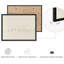 Reproduction d'art encadrée abstraite pour décoration intérieure moderne - 11 po x 14 po-116555808-116555806