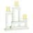 16.63'' H Glass Tabletop Candelabra