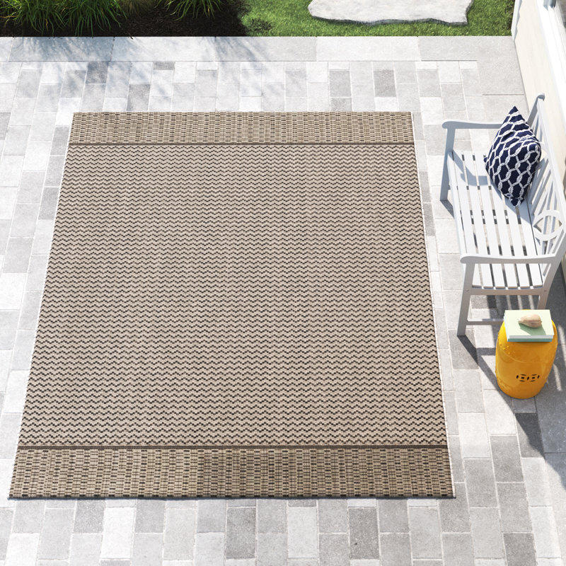 Isle Chevron Indoor / Outdoor Rug, Rectangle 7'10" x 10'9"