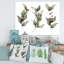 Ensemble de Noël avec branches et Berrie rouge - Peinture sur toile-59915679-59987224