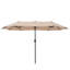 Parasol de patio rectangulaire, 13 pi, 1 niveau, (Beige)-126540451