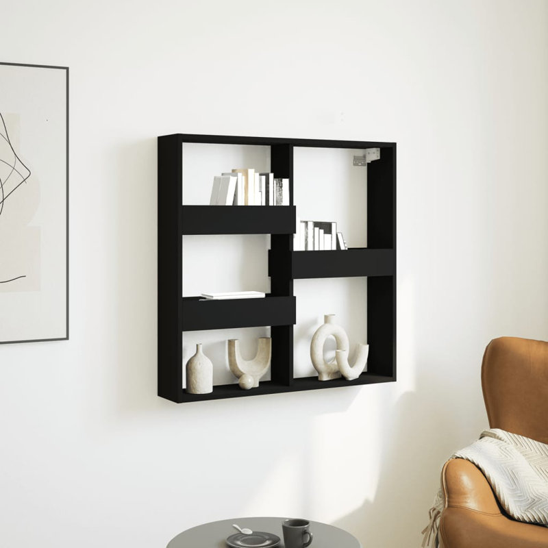Rethel Floating Shelf, Black