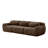 Boneless Fluffy Plush Fabric Boneless Sofa with Anti-Slip Bottom and Throw Pillow-159716634-159716632-159716611