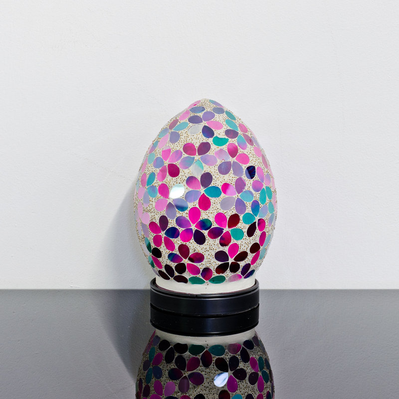 Culler 20cm Novelty Table Lamp, Pink/Green