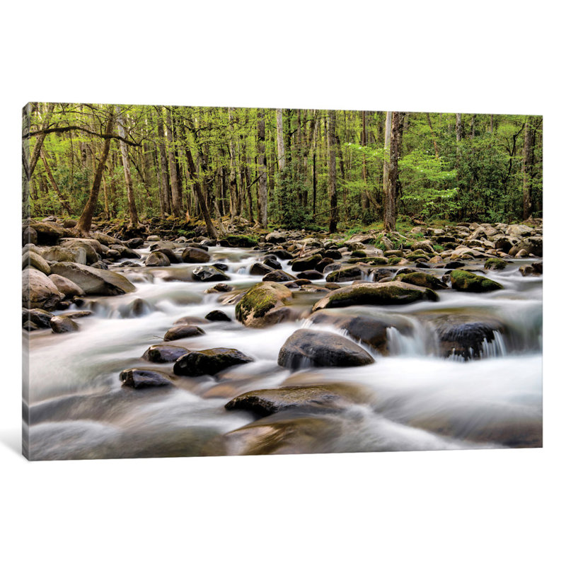«Rocky Flow» par Danny Head - reproduction sur toile tendue, H 18 po x l 26 po x P 1,5 po