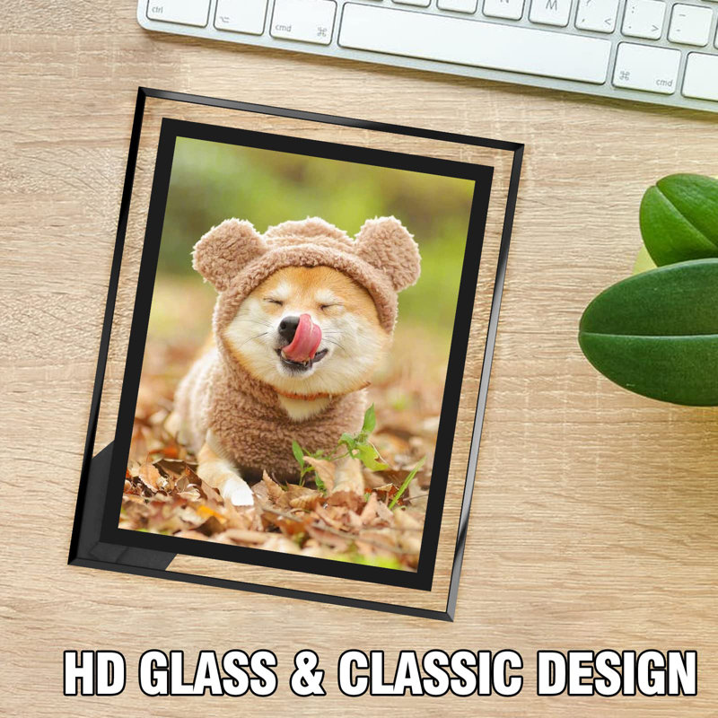 Elegant Black Adjustable Picture Frames - Modern Design For 8X10 Photos, Perfect For Any Occasion