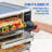 PowerXL SmartSynx Dual Door Oven, 8 Quick-Touch Cooking Presets including Air Fry, Toast, Bake & Broil, Large Capacity, Cooks 2 Foods Simultaneously.