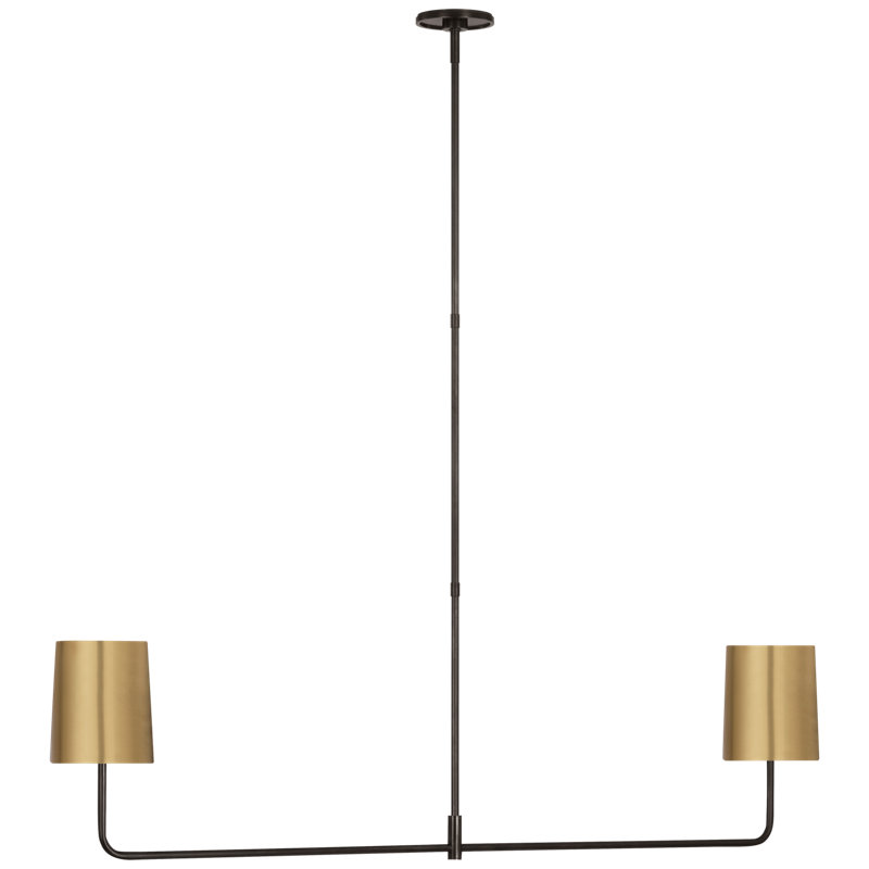 Go Lightly 2 - Light Chandelier, Gold, China White