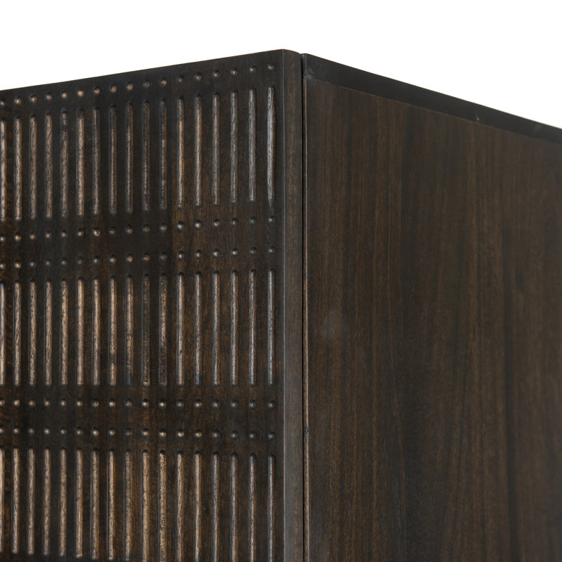 Kelby 4 - Door Armoire, Vintage Brown