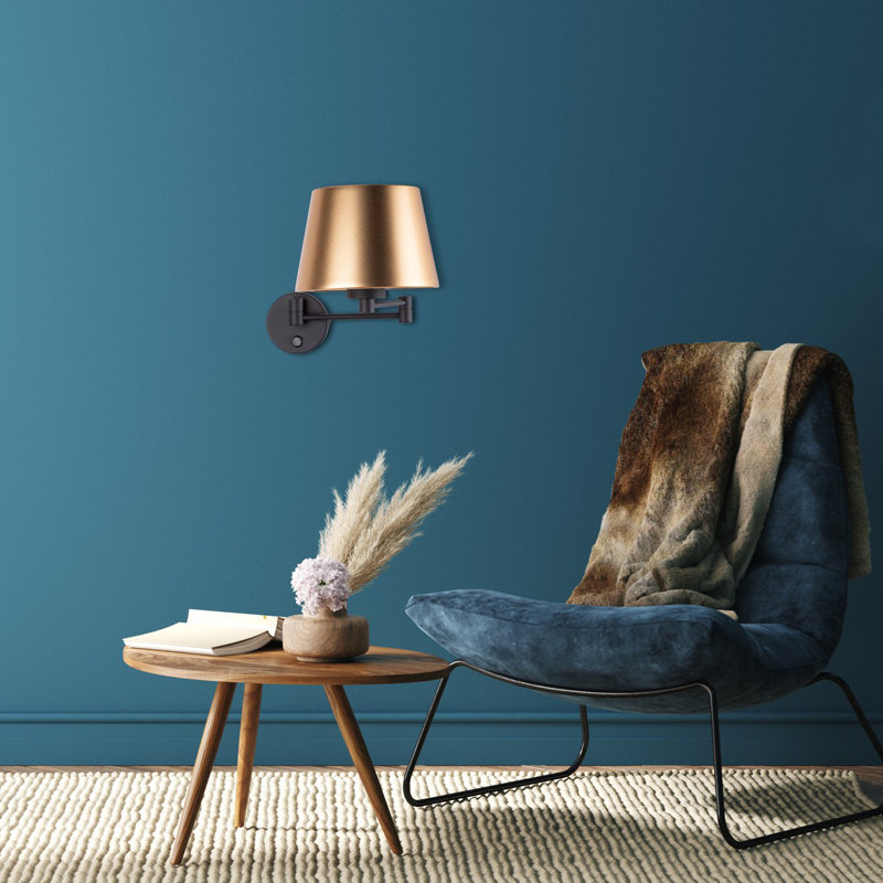 Watkin Steel Swing Arm Sconce