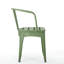 Ensemble de bistro 3 pièces en métal, extérieur, fer et eau, siège de 23,95 po, table haute, 16,25 po de profondeur, thermolaqué, 30 po et 18 po