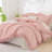 Andency Blush Ruffle Comforter Set, 2 Pieces Kids Comforter Set Twin(66x90Inch), Farmhouse Comforter Set, Soft Microfiber Kids Bedding Set-124610470-124610449