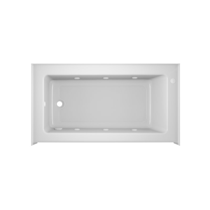 SIGNATURE® Low-Profile 16" 6032 Skirted Whirlpool White, Left, No