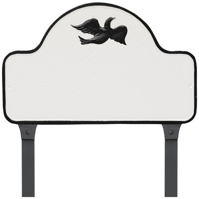 Plaque d'adresse avec colonnettes Dove Arch