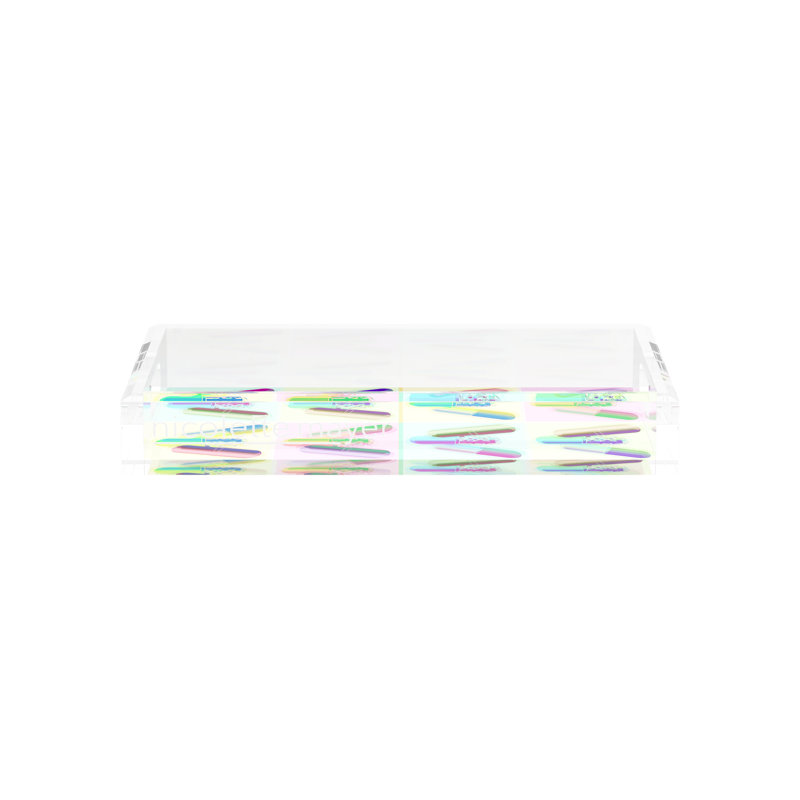 Plateau décoratif rectangulaire Ode To Hurst, 12.5"W x 7.75"D x 2"H